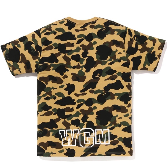 BAPE 1ST CAMO SHARK TEE MENS - Picture 2 of 11